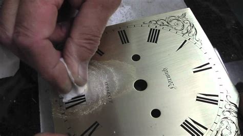 How to clean old dial 